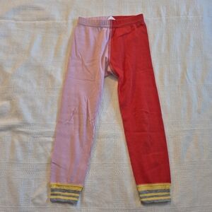 Hanna Andersson girls size 100 or 4 pink & red pajama bottoms VGUC